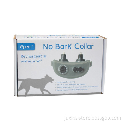 Ipets custom dog collar waterproof automatic no bark dog collar